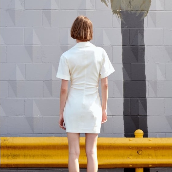 Zara Stretchy Linen Blend Dress - Picture 11 of 15